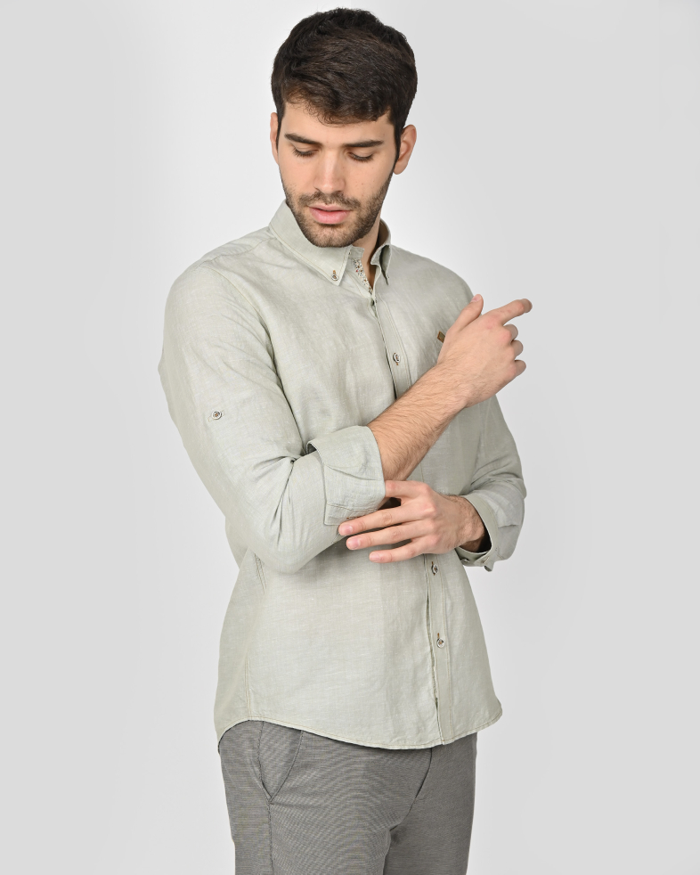 SHIRT REGULAR FIT LINEN 240135044967-2 05