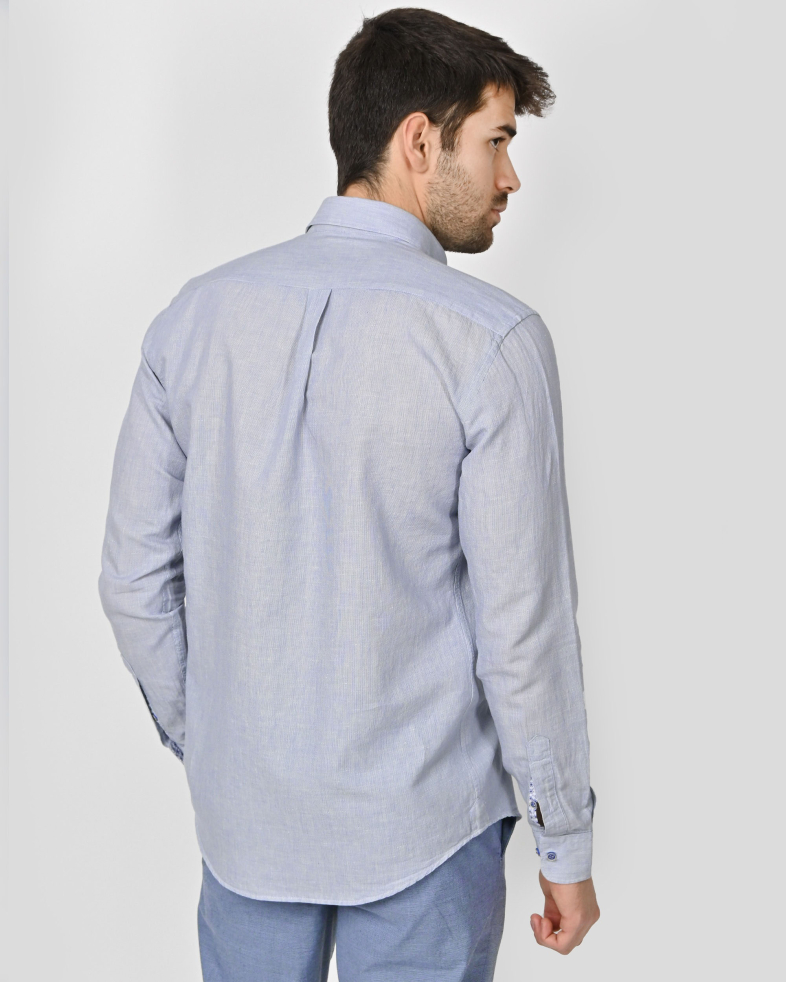 SHIRT REGULAR FIT LINEN AND COTTON 240135044970-1 08