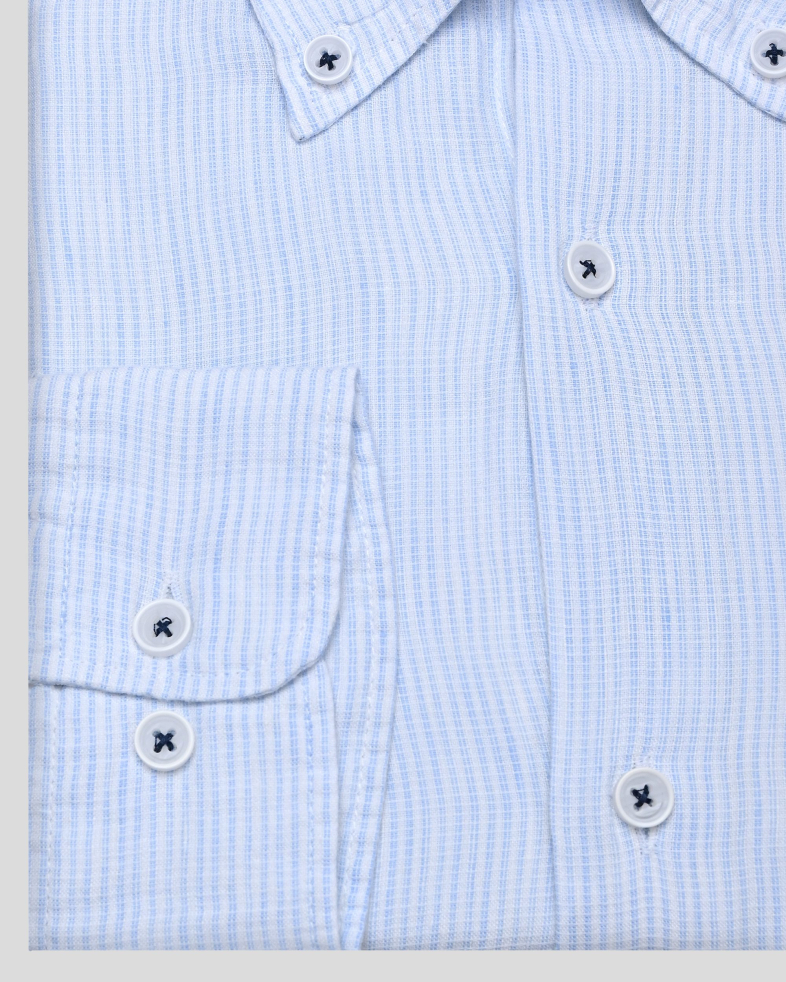 SHIRT SLIM FIT LINEN AND COTTON 240135044971-1 05