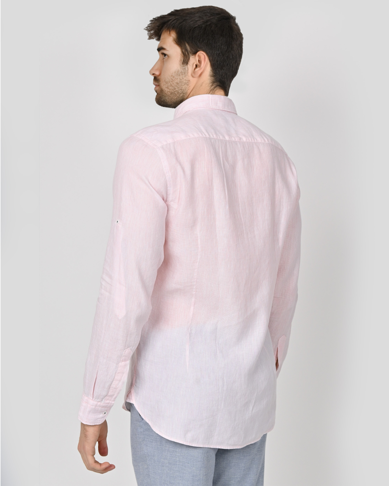 SHIRT SLIM FIT LINEN AND COTTON 240135044971-2 07