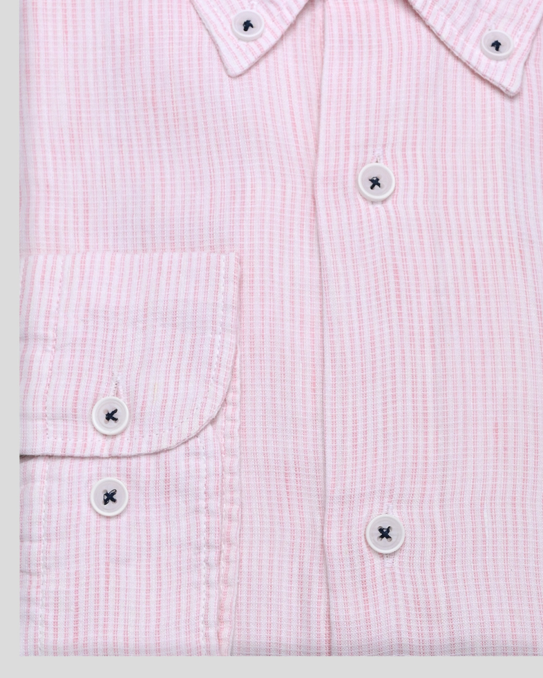 SHIRT SLIM FIT LINEN AND COTTON 240135044971-2 05