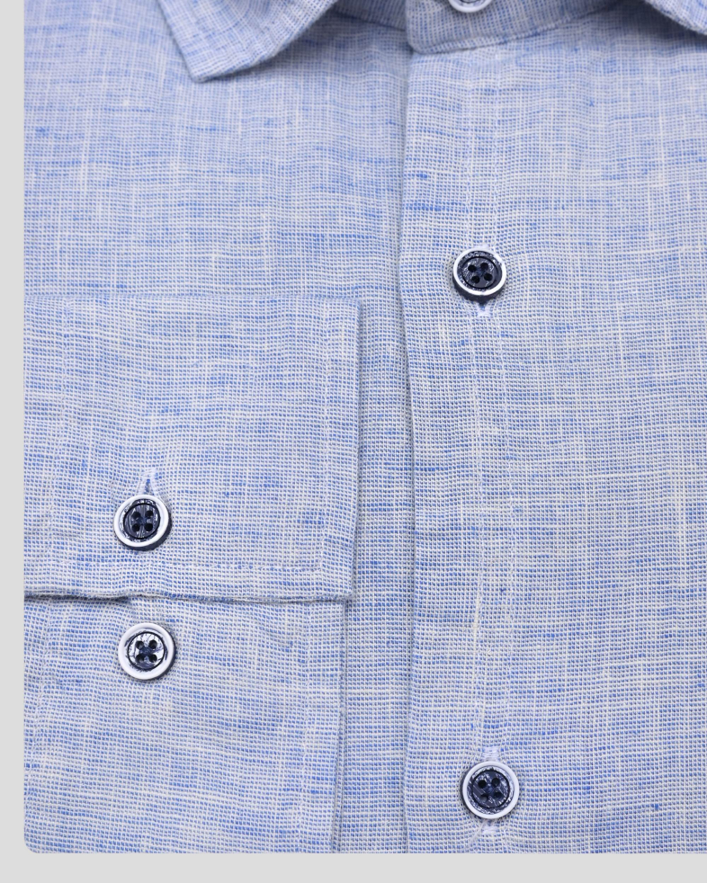 SHIRT SLIM FIT LINEN AND COTTON 240135044973-1 05