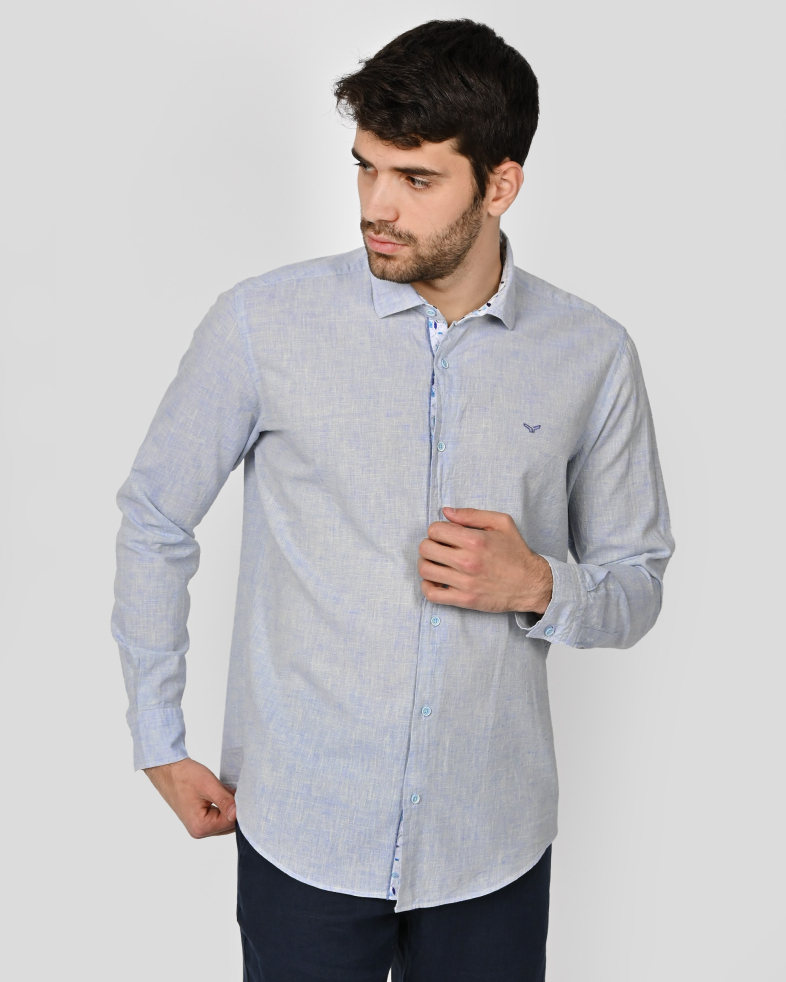 SHIRT SLIM FIT LINEN AND COTTON 240135044973-2 03