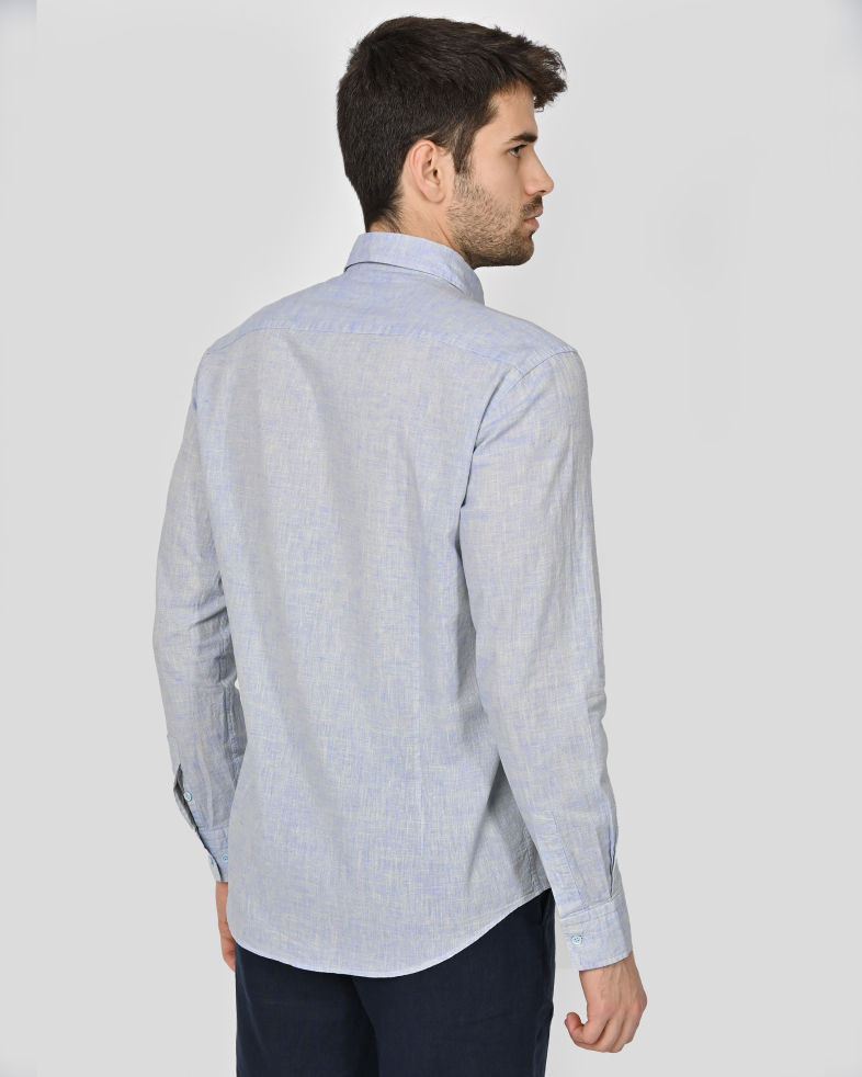 SHIRT SLIM FIT LINEN AND COTTON 240135044973-2 07