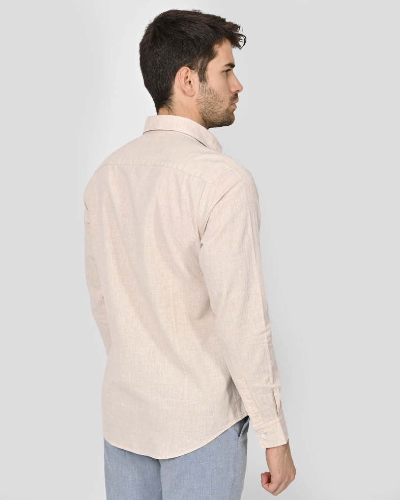 SHIRT SLIM FIT LINEN AND COTTON 240135044973-3 07