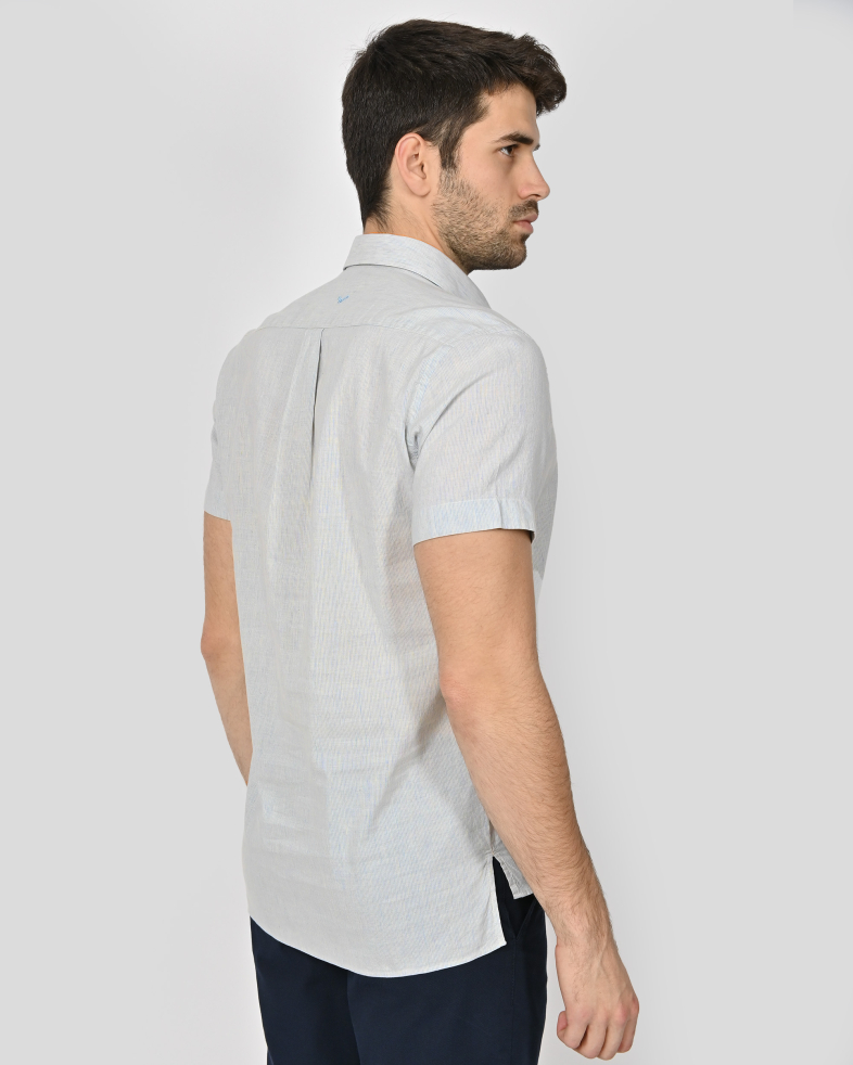 SHIRT REGULAR FIT LINEN AND COTTON 240135044974-1 07