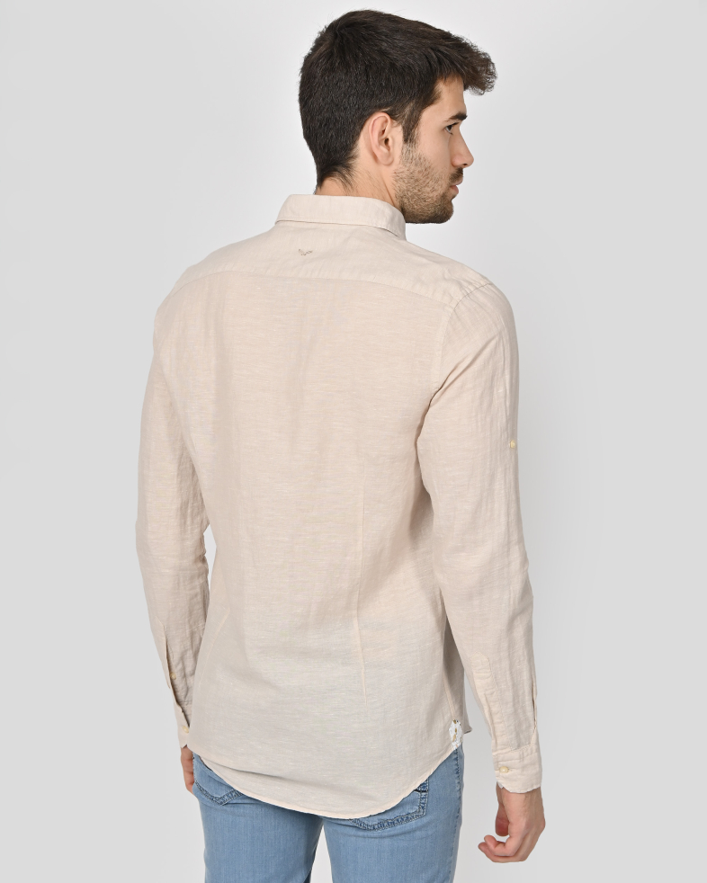 SHIRT SLIM FIT LINEN AND COTTON 240135044988-4 07