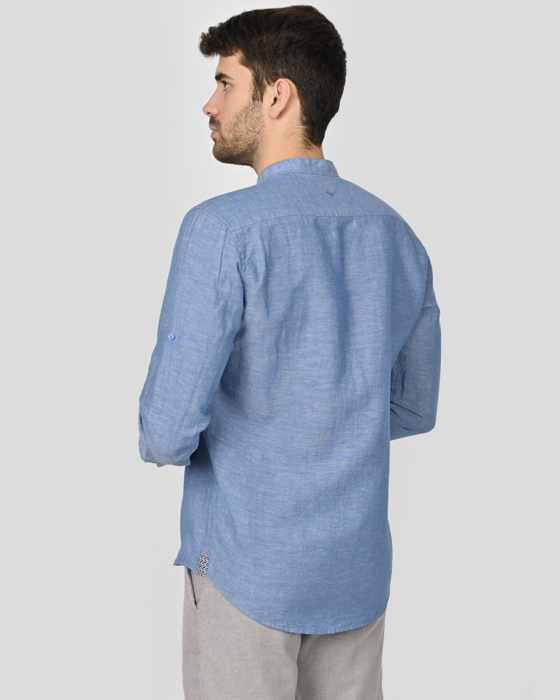 SHIRT REGULAR FIT LINEN AND COTTON 240135044989-1 09