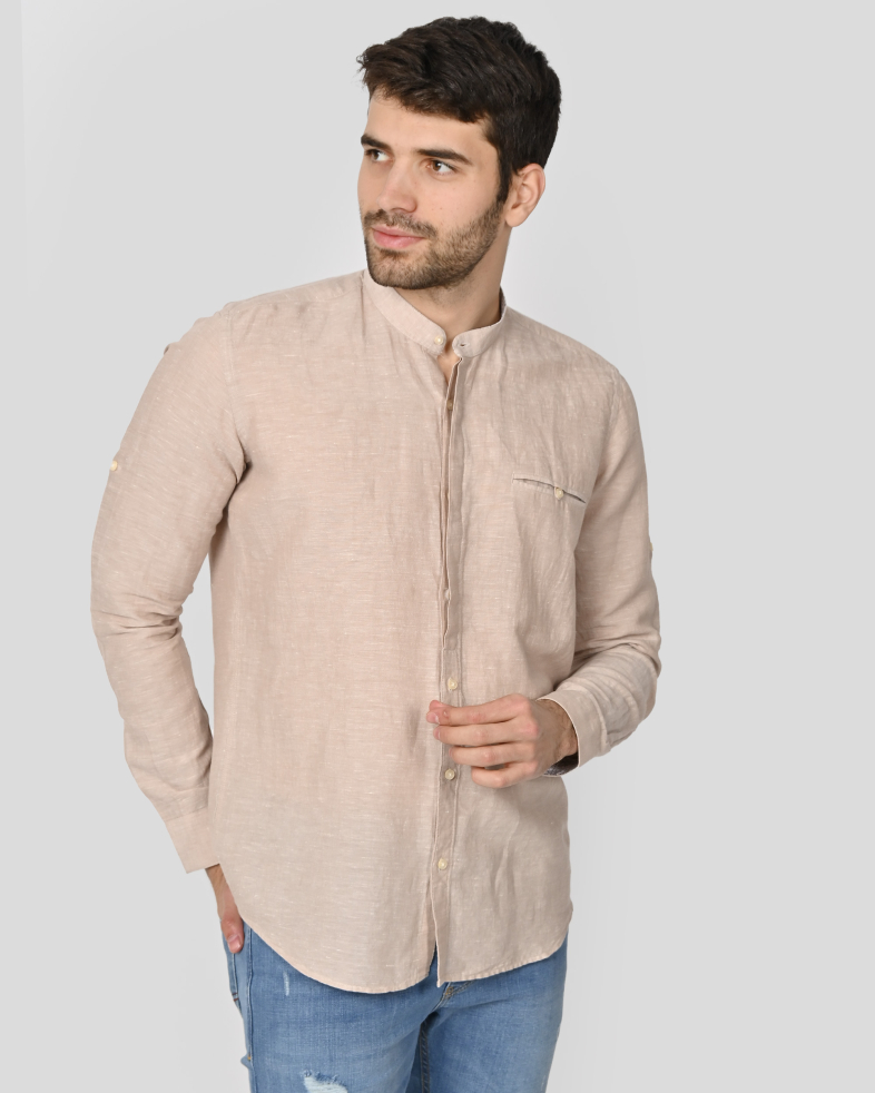 SHIRT REGULAR FIT LINEN AND COTTON 240135044989-2 03