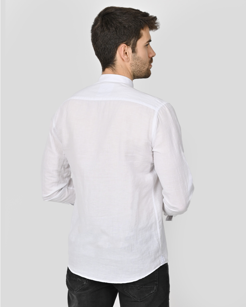 SHIRT REGULAR FIT LINEN AND COTTON 240135044989-3 09