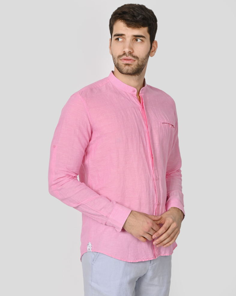 SHIRT REGULAR FIT LINEN AND COTTON 240135044989-4 03