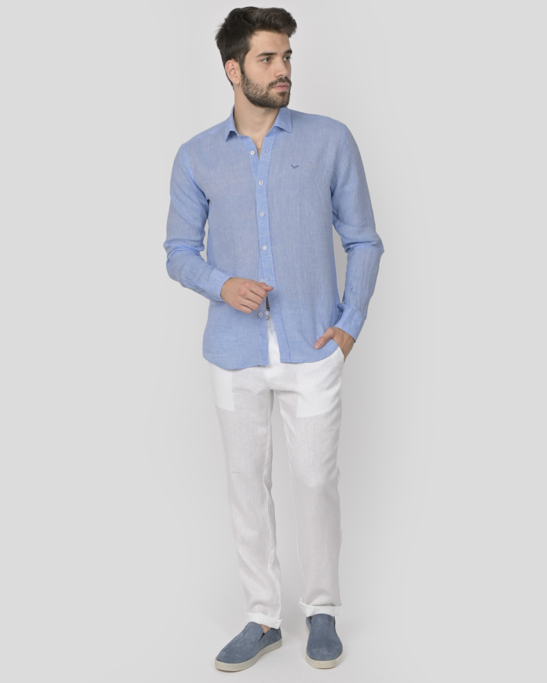 SHIRT REGULAR FIT LINEN 240135044992-2 02