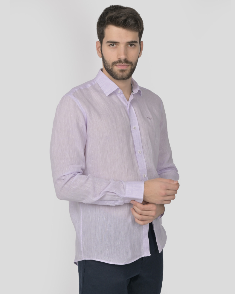 SHIRT REGULAR FIT LINEN 240135044992-3 03