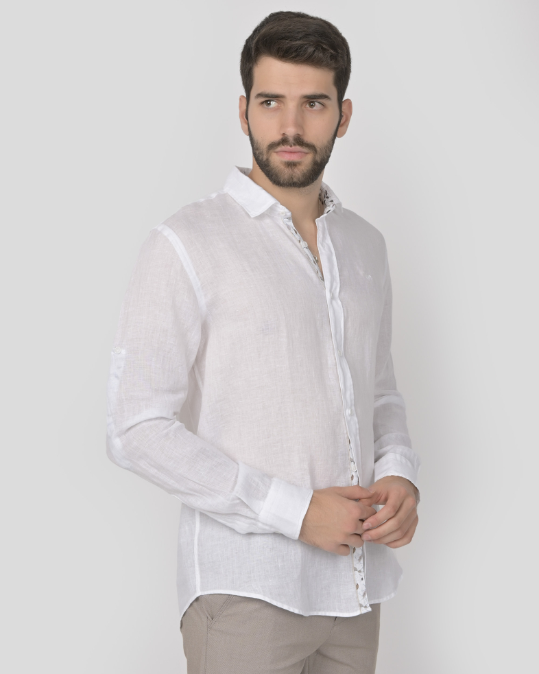 SHIRT SLIM FIT LINEN 240135044995-1 03