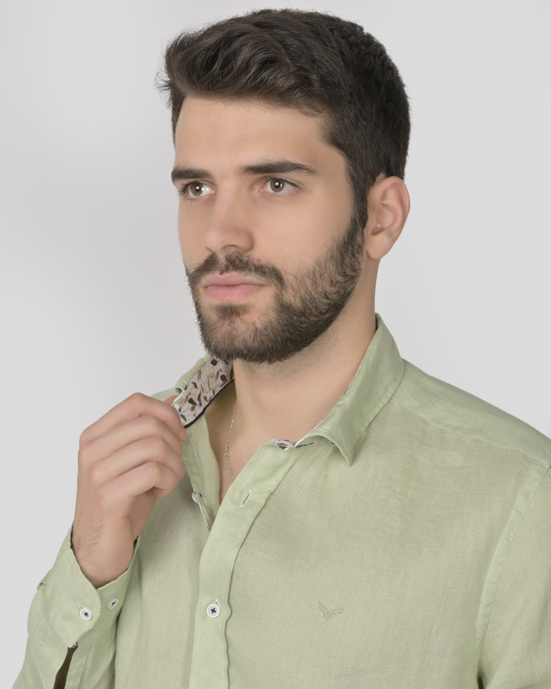 SHIRT SLIM FIT LINEN 240135044995-2 04