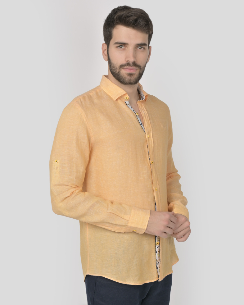 SHIRT SLIM FIT LINEN 240135044995-3 03