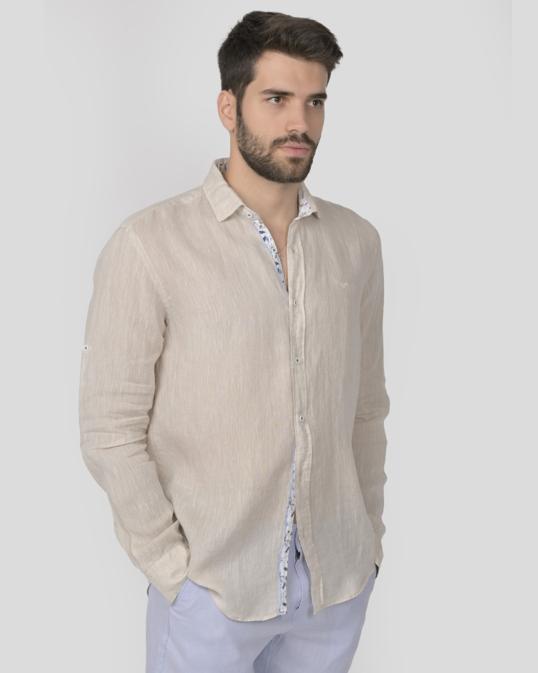 SHIRT SLIM FIT LINEN 240135044995-4 03