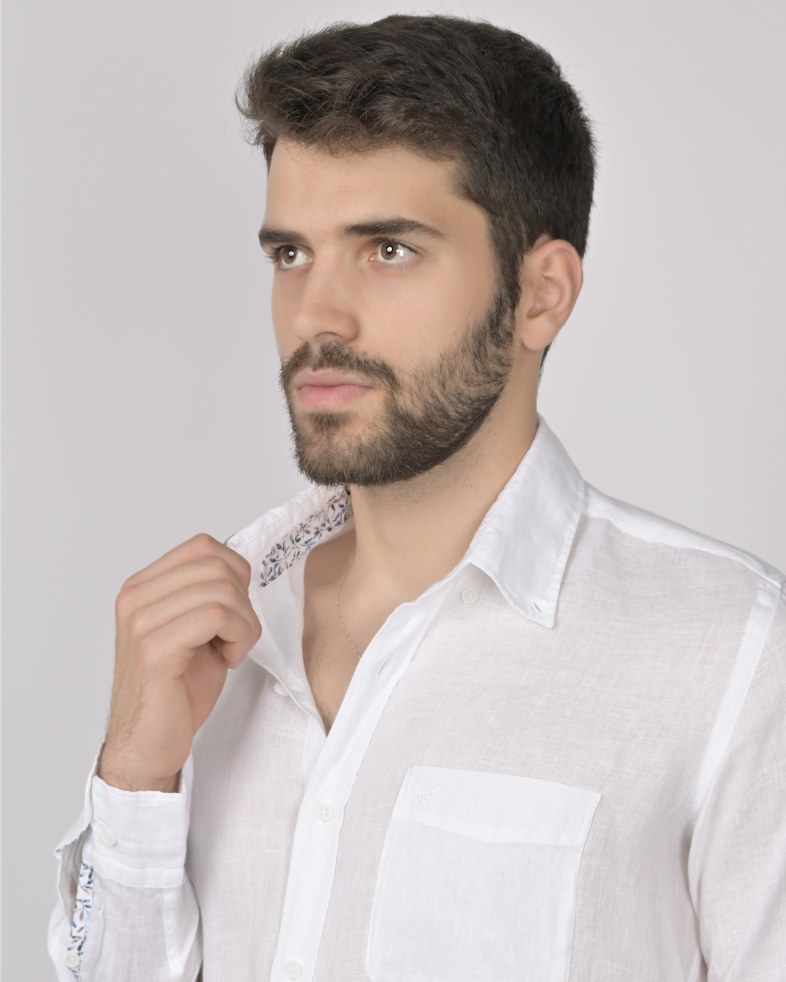 SHIRT REGULAR FIT LINEN 240135044996-1 04