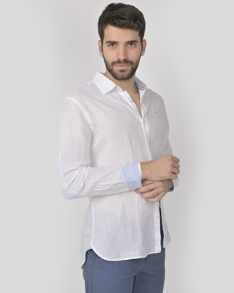 SHIRT SLIM FIT LINEN 240135044997-1 03