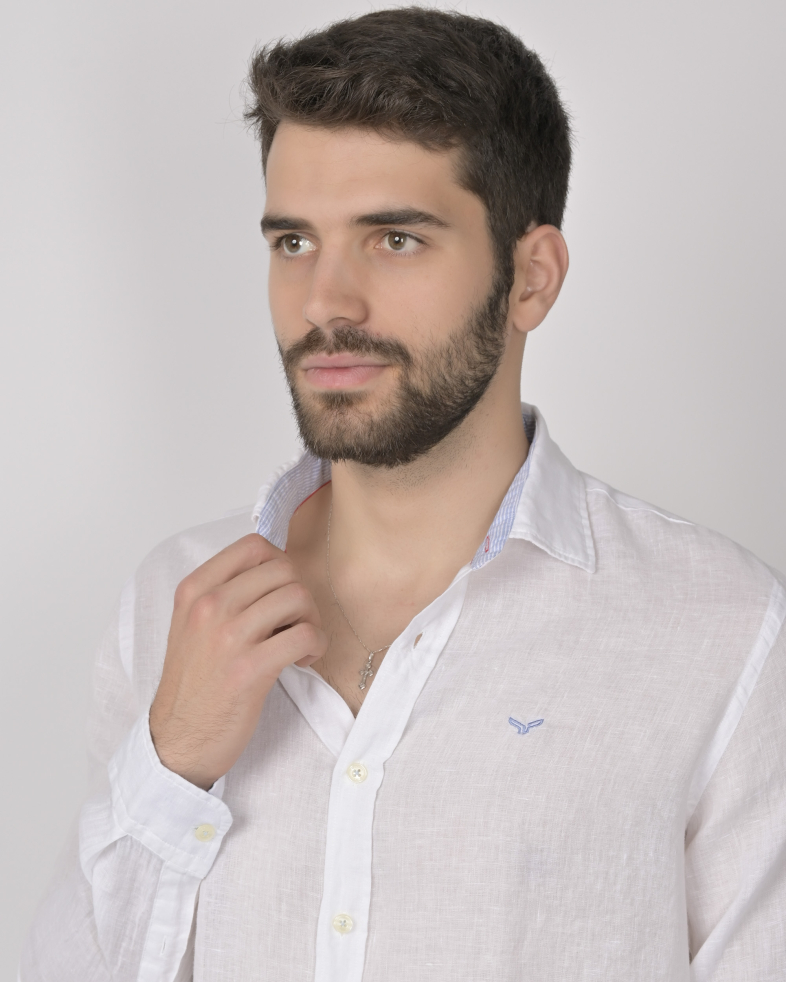 SHIRT SLIM FIT LINEN 240135044997-1 04