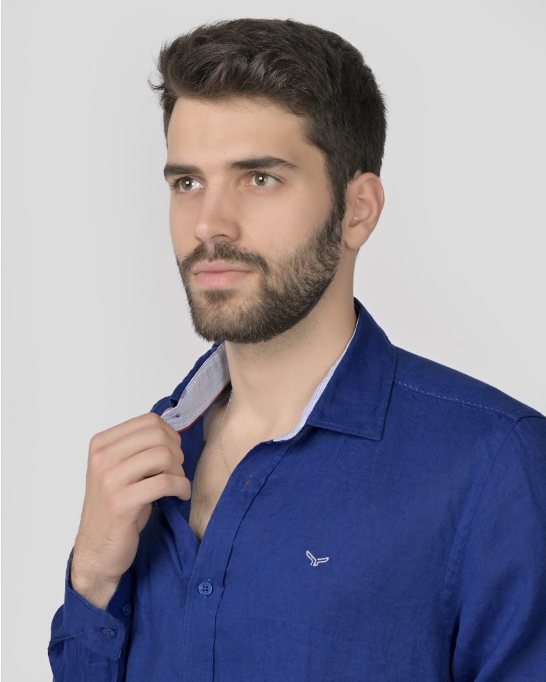 SHIRT SLIM FIT LINEN 240135044997-2 04