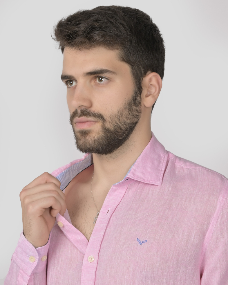 SHIRT SLIM FIT LINEN 240135044997-3 04