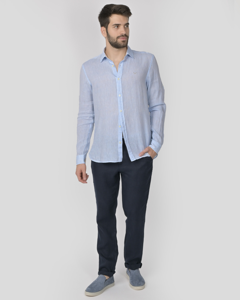 SHIRT SLIM FIT LINEN 240135044997-4 02