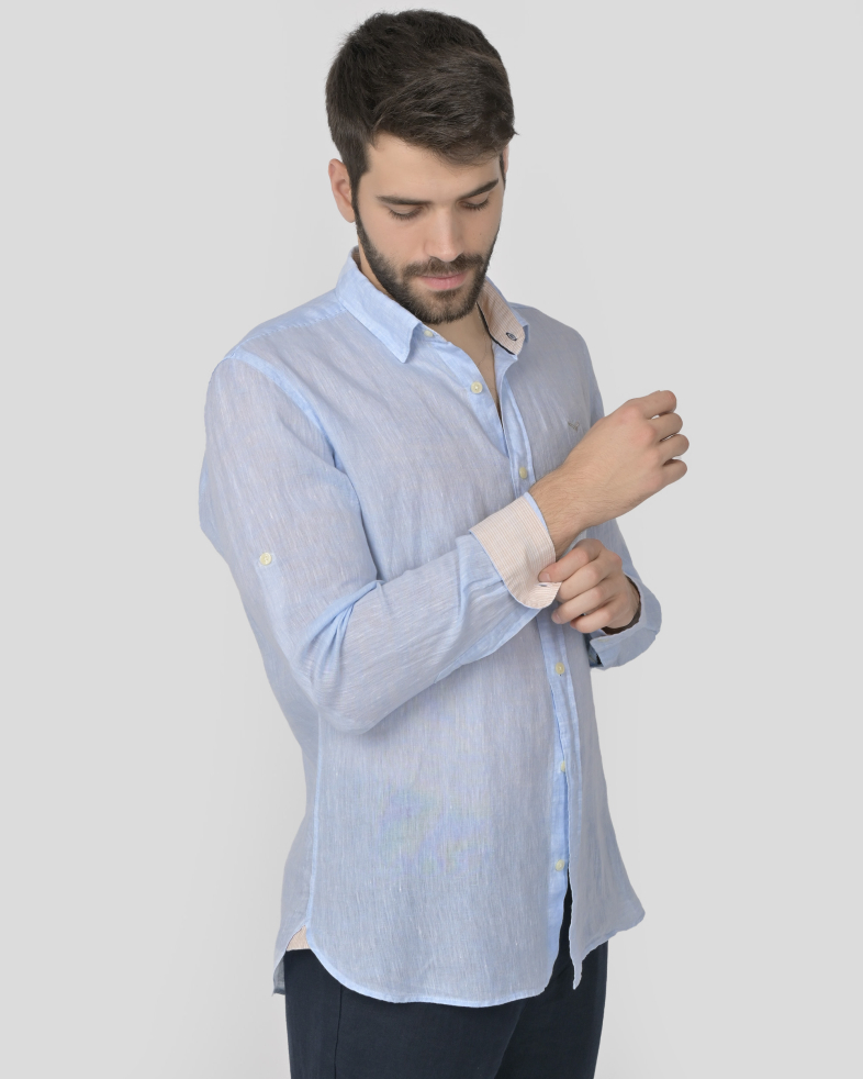 SHIRT SLIM FIT LINEN 240135044997-4 03