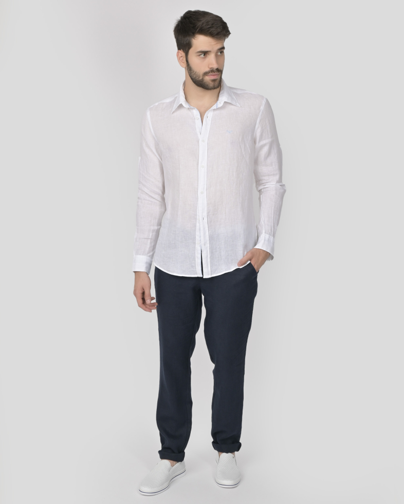 SHIRT SLIM FIT LINEN 240135044998-1 02