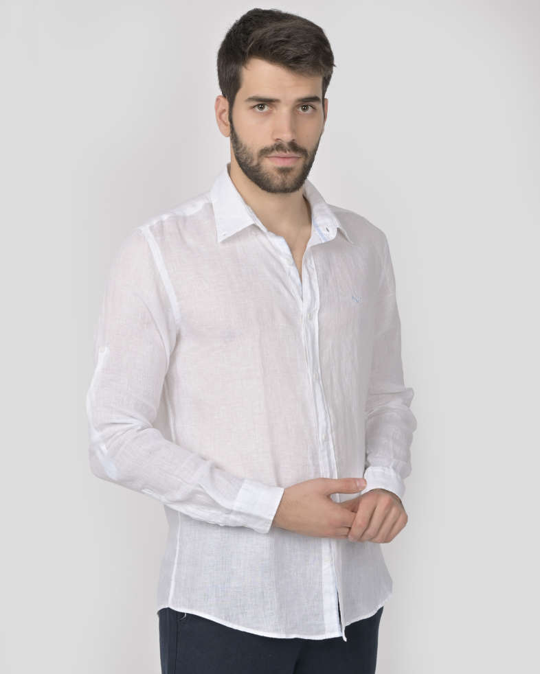 SHIRT SLIM FIT LINEN 240135044998-1 03