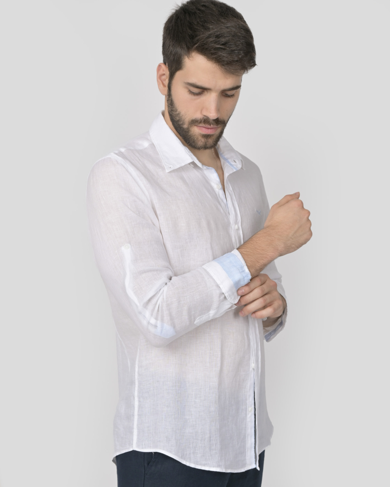 SHIRT SLIM FIT LINEN 240135044998-1 04