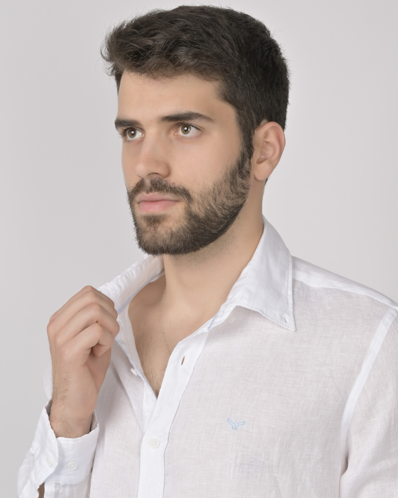 SHIRT SLIM FIT LINEN 240135044998-1 05