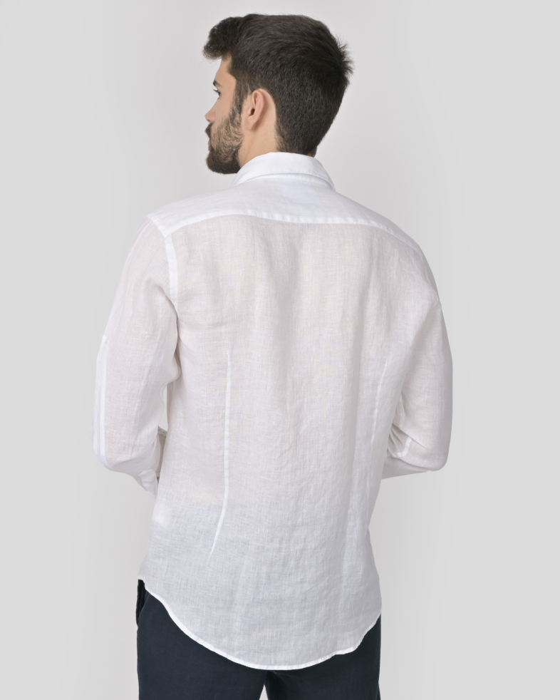 SHIRT SLIM FIT LINEN 240135044998-1 08