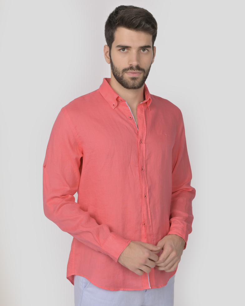 SHIRT SLIM FIT LINEN 240135044998-2 03