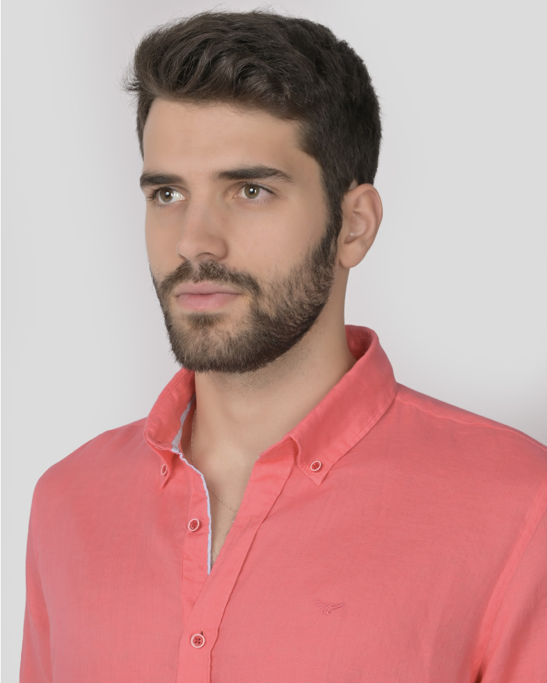 SHIRT SLIM FIT LINEN 240135044998-2 05