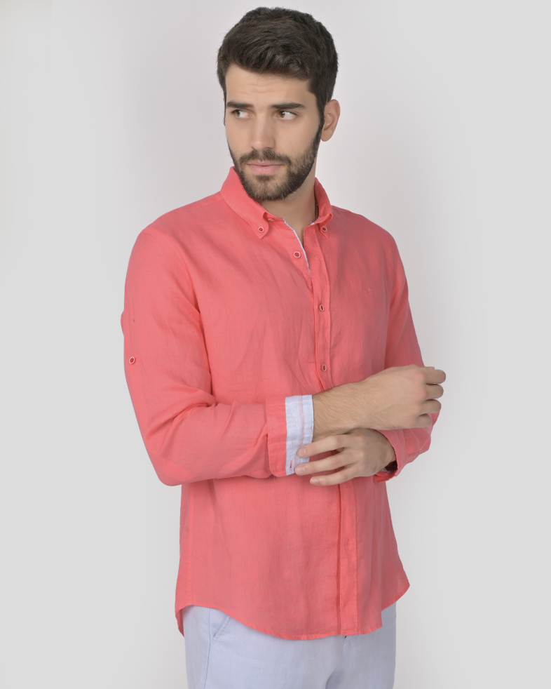 SHIRT SLIM FIT LINEN 240135044998-2 04