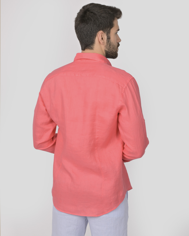 SHIRT SLIM FIT LINEN 240135044998-2 08