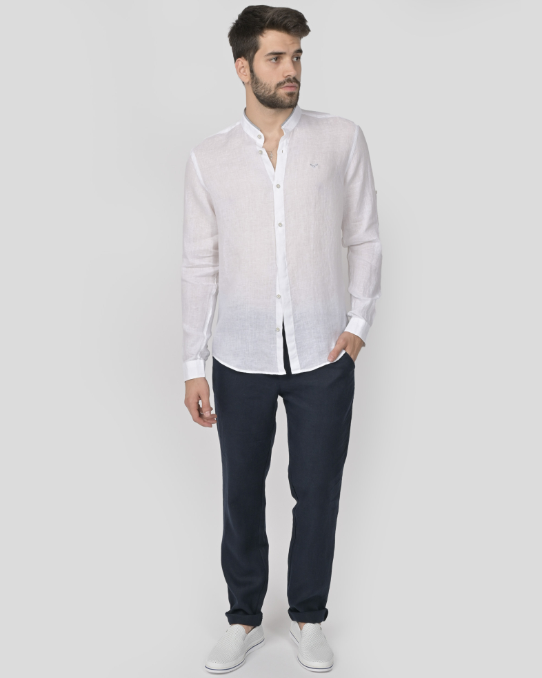 SHIRT SLIM FIT LINEN 240135044999-1 02