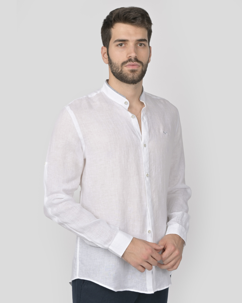 SHIRT SLIM FIT LINEN 240135044999-1 03