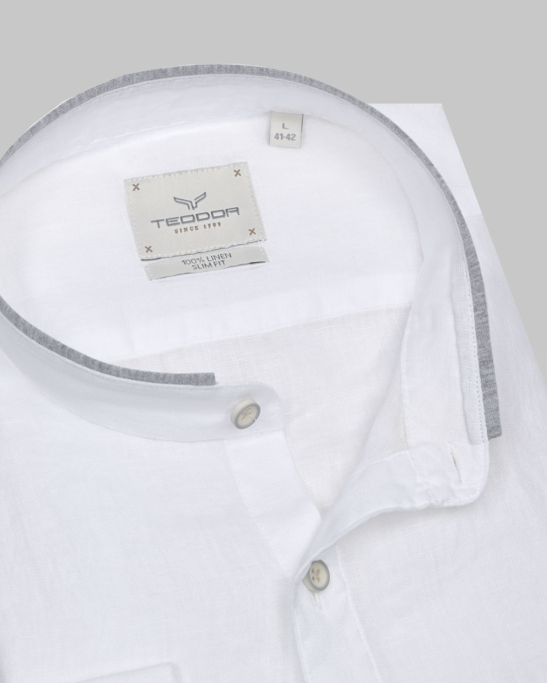 SHIRT SLIM FIT LINEN 240135044999-1 06