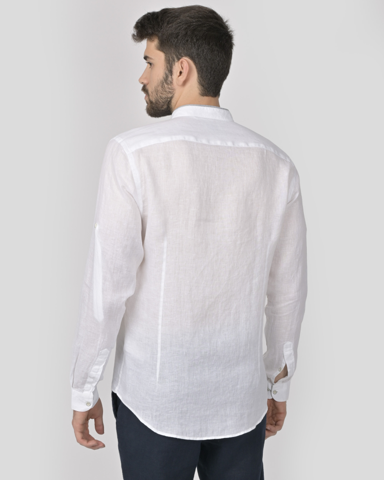 SHIRT SLIM FIT LINEN 240135044999-1 07