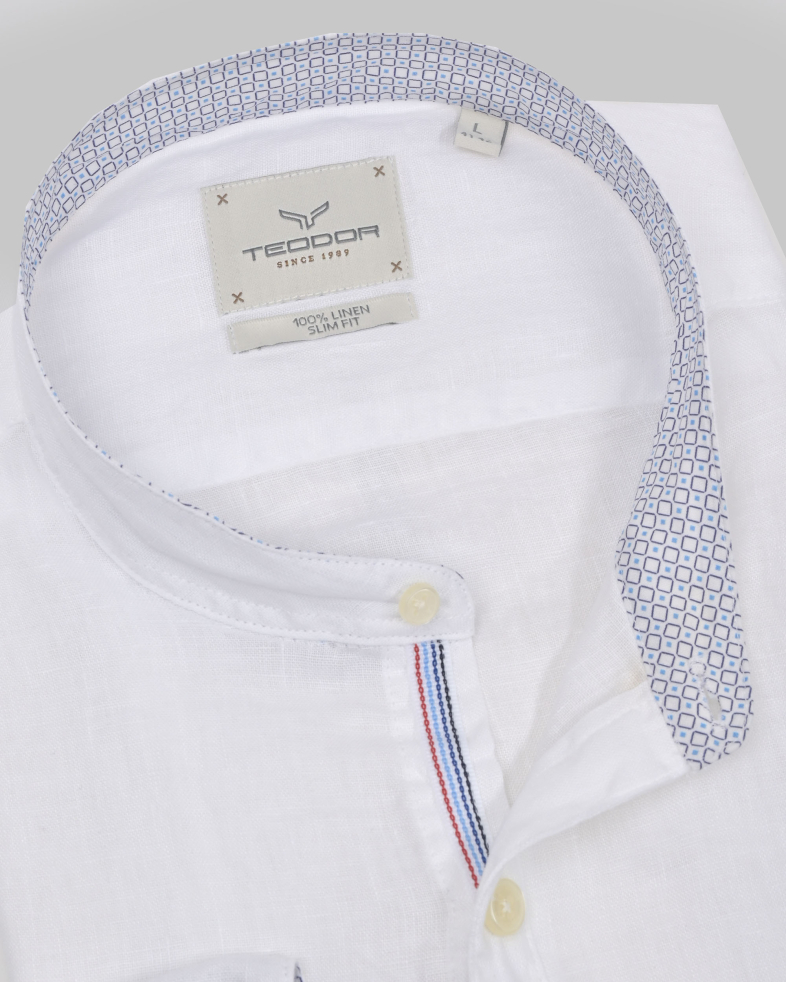 SHIRT SLIM FIT LINEN 240135045000-1 06