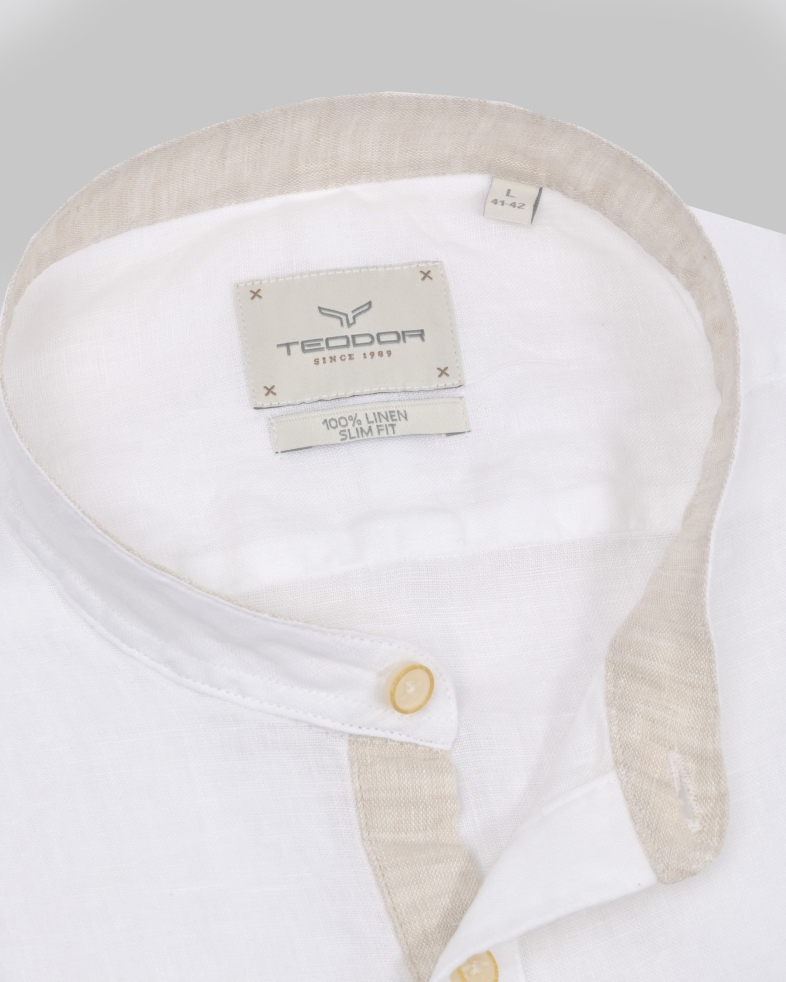 SHIRT SLIM FIT LINEN 240135045001-1 06