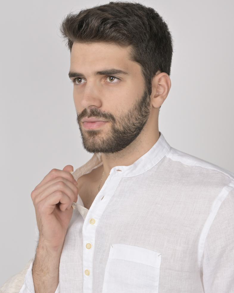 SHIRT SLIM FIT LINEN 240135045001-1 04