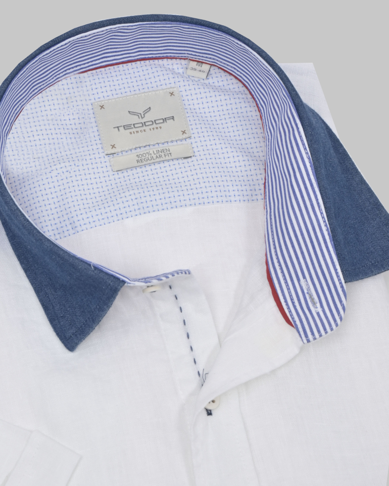 SHIRT REGULAR FIT LINEN 240135045004-1 05