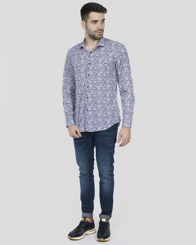 SHIRT SLIM FIT TECHNICAL TEXTILE 240235045042-3 02