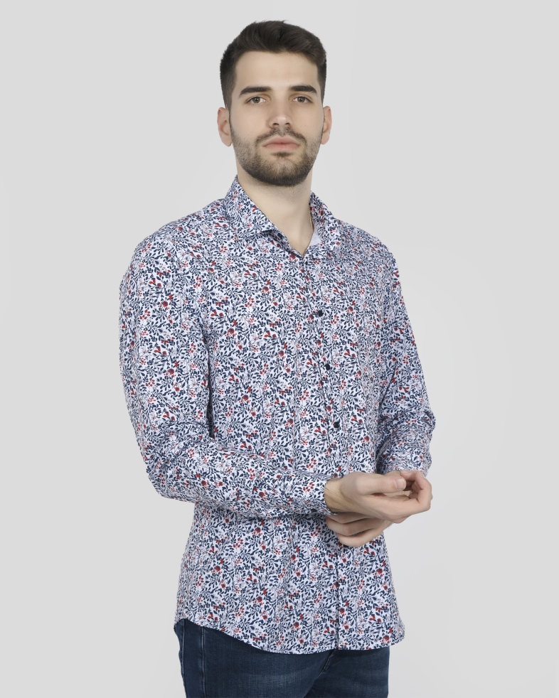 SHIRT SLIM FIT TECHNICAL TEXTILE 240235045042-3 03