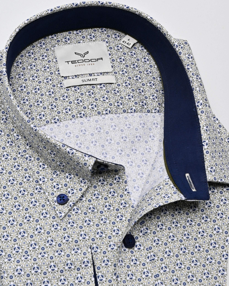 SHIRT SLIM FIT COTTON 250135045076-2 07