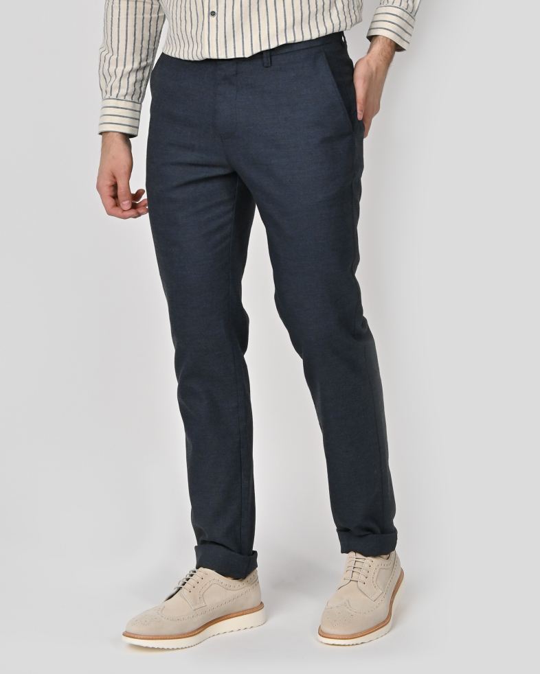 TROUSERS REGULAR FIT LINEN AND COTTON 240113088550-1 03