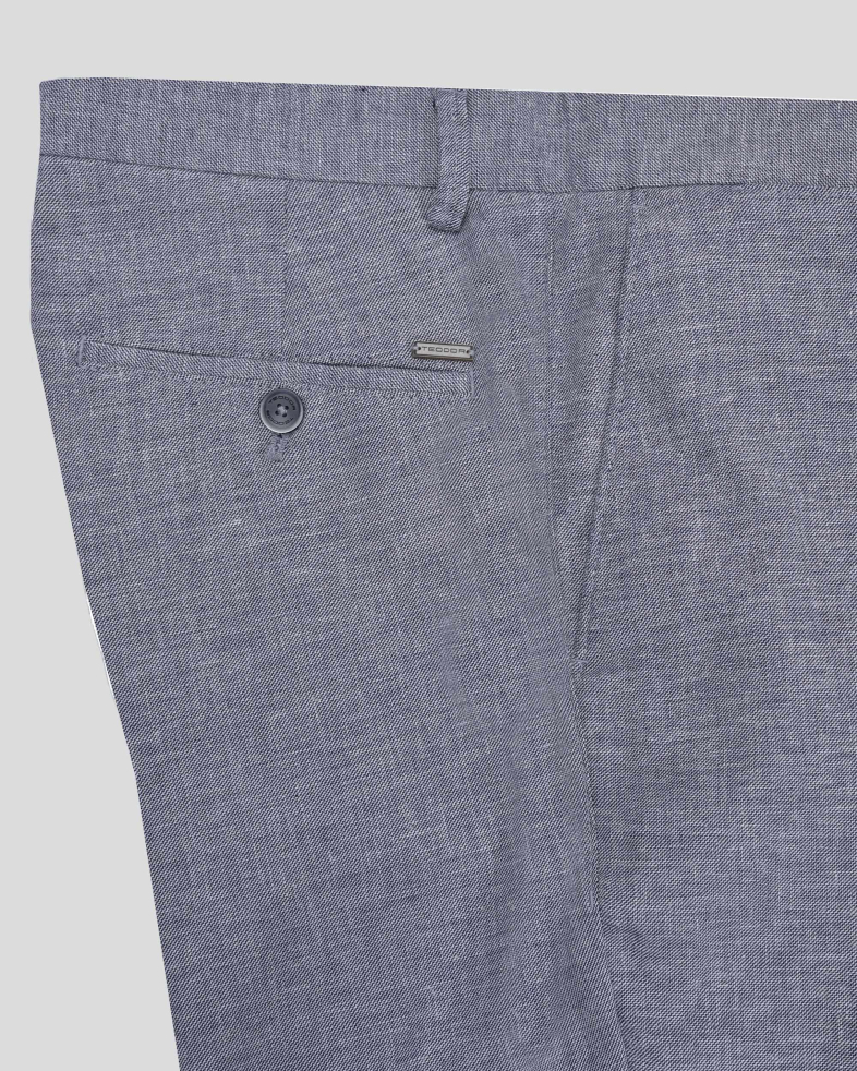 TROUSERS REGULAR FIT LINEN AND COTTON 240113088550-2 06